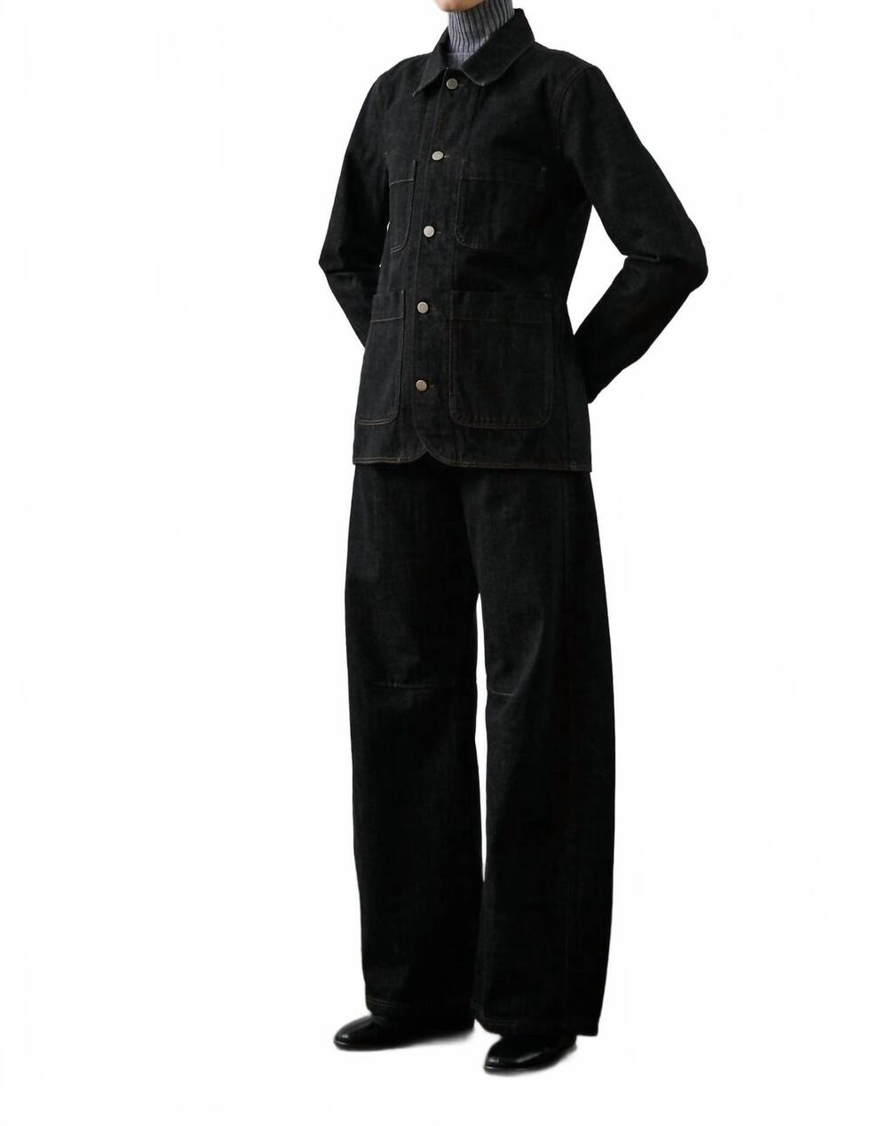 NEW SOEUR gaspard jean in denim brut noir